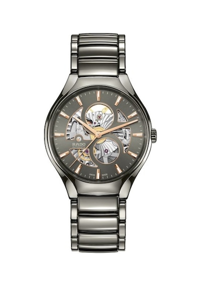 Rado True Round Automatic Open Heart Erkek Kol Saati R27108112 Gri