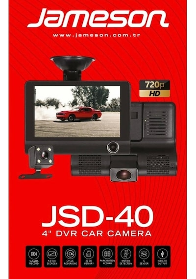 Jsd-40 Araç Kayıt Cihazı Yeni Nesil 3 Kameralı
