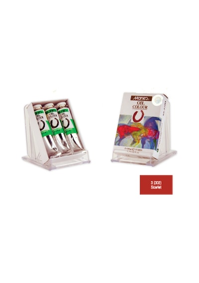 Maries Yağlı Boya 50 Ml Scarlet Kırmızı 302 E1384-3 Çok Renkli