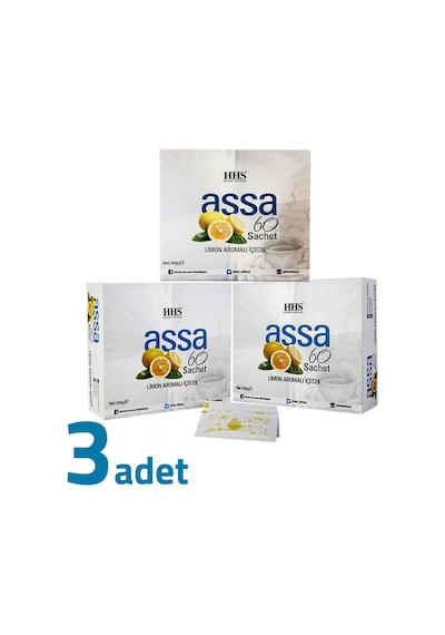 Hhs Assa 60 Sachet Limon Aromalı Bitki Form Çayı 3 x 240 G