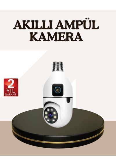 İki Yönlü Sesli Wifi Kamera Ampul Tipi Ev Ofis Güvenlik Kamerası 95099637