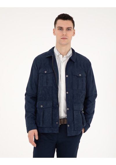 Pierre Cardin Erkek Lacivert Deri Mont 50291006-200 Lacivert