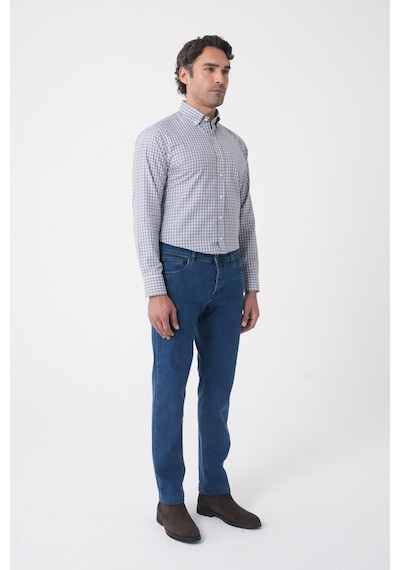 Bisse Erkek 5 Cepli Yıkamalı Jean Denim Pantolon Açık Lacivert Pnj25k25202 38 A.lacivert