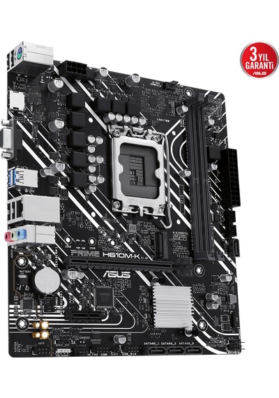 Asus Prıme H610m-k Ddr5 5600mhz Hdmı Vga Matx 1700