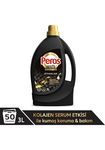 Renk Uzmanı Siyahlılar Sıvı Bakım Deterajını 3000 Ml 0.75 LT - 2.5 LT - 12 KG