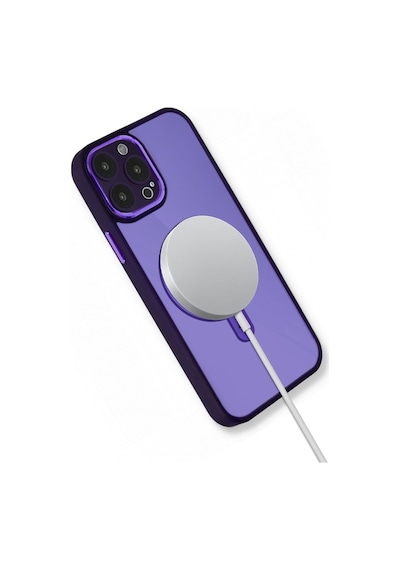 Apple Uyumlu  iPhone 15 Pro Max Kılıf Magsafe Özellikli Unix Silikon Kapak