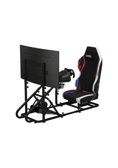 Exvega Sr01 Sim Racing Yarış Simülatörü Kokpiti Beyaz