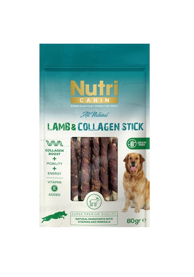 Nutri Canin Lamb Collagen Stick Kuzulu Köpek Ödülü 80gr