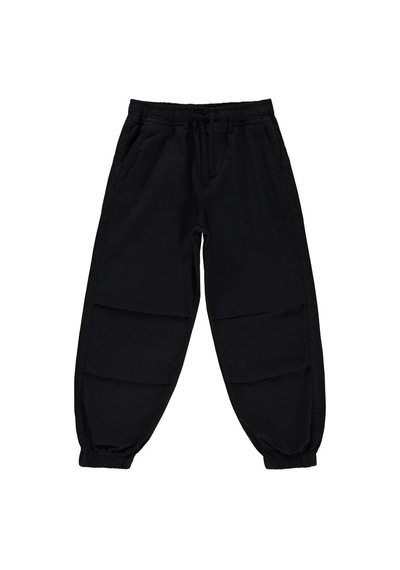 Civil Boys Paçası Lastikli 10-13 Yaş Pantolon - Siyah