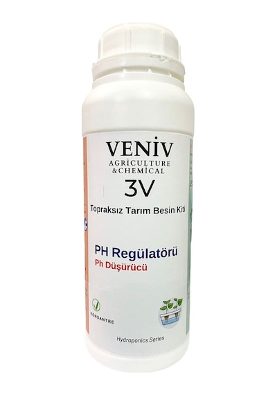 3v Topraksız Tarım Ph Regülatörü Ph Düşürücü 1l 1