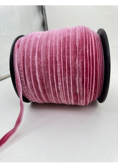 Paşateks- 1 Cm Düz Kadife-5 Metre Karanfil