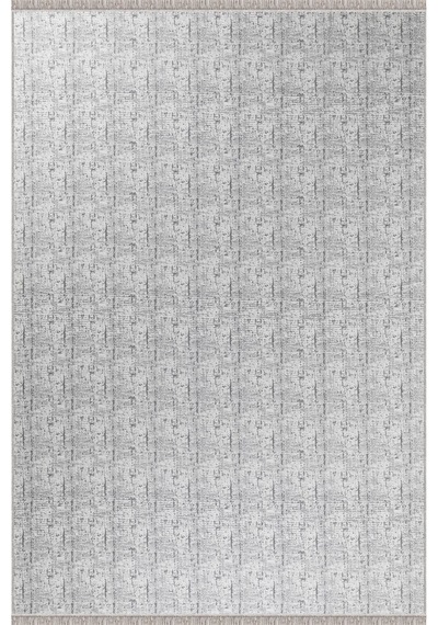 Arya Vl Çift Taraflı,katlanabilir,yıkanabilir,yüksek Kalite Pamuk Salon,oturma Odası,balkon Kilim Krem-gri 1