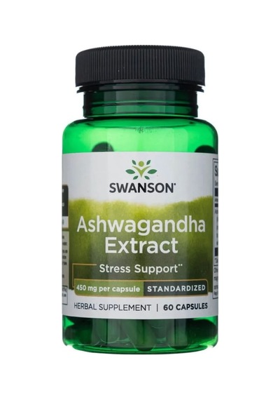 Swanson Ashwa-gandha 450 Mg 60 Capsules