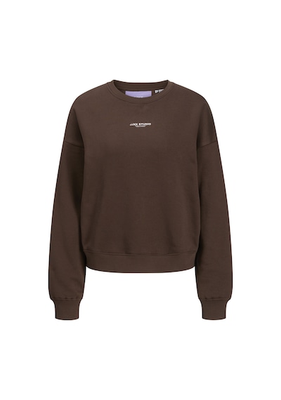 Jack & Jones Kadin Minimal Logo Baskili Sweatshirt - Studio - 12280154 Bracken