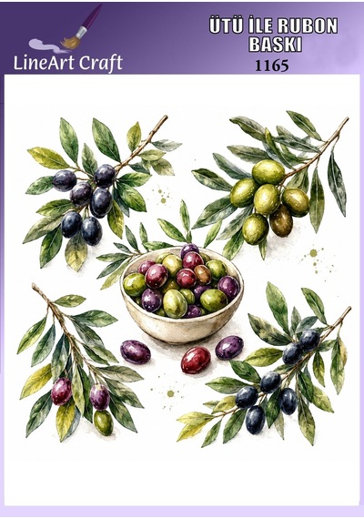 Ütü İle Rub On Transfer Kağıdı - No: 1165 30x30 Cm