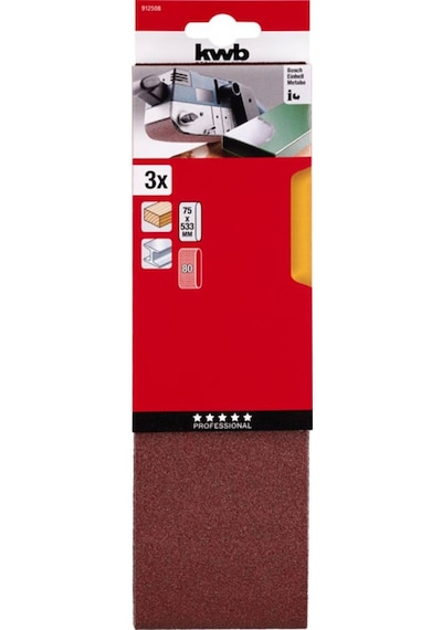 Kwb Bant Zımpara 75x533 80 Kum - 49912508