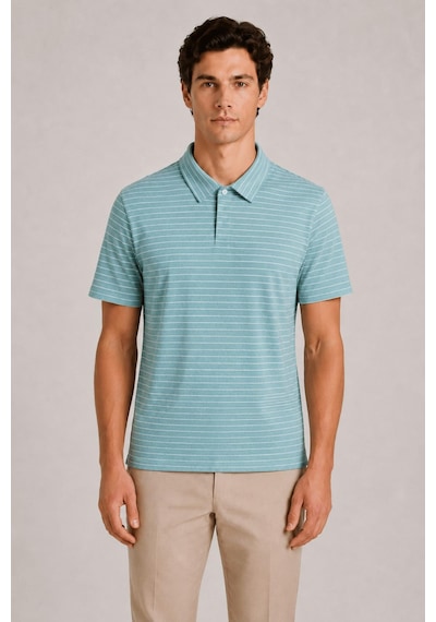 Alexander Gardi Düğme Detaylı Polo T-shirt Yeşil