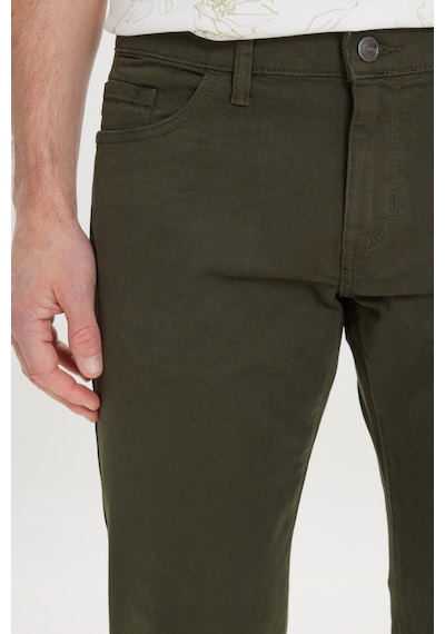 Ac&Co / Altınyıldız Classics Slim Fit Dar Kesim Pamuklu Esnek Chino Erkek Pantolon - Haki