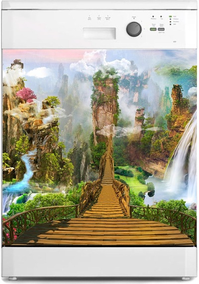 Bulaşık Makinesi Sticker Kaplama Beyaz Eşya Kaplama Fairyland