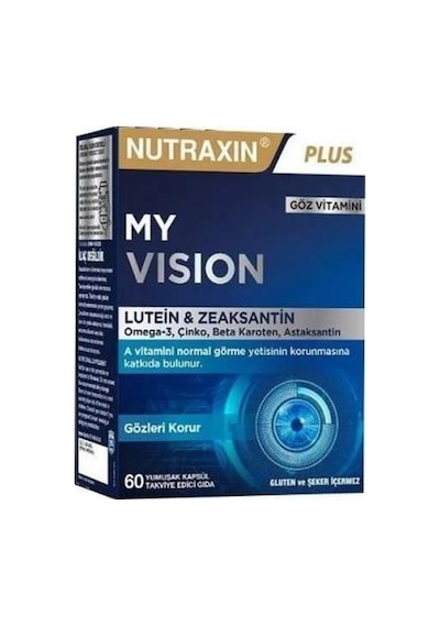Nutraxin My Vision Göz Vitamini 60 Kapsül