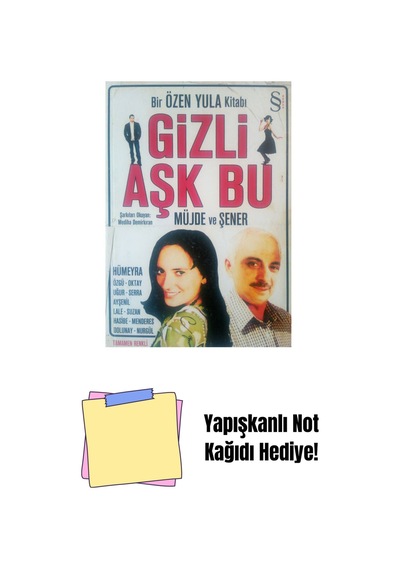 Gizli Aşk Bu + Yapışkanlı Not Kağıdı