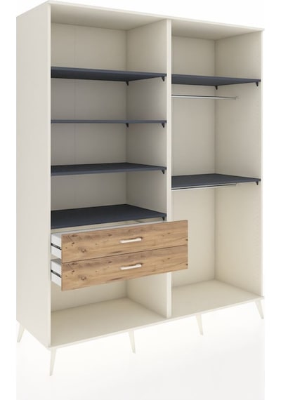 Kronos Gardrop 6 Raflı 2 Çekmeceli 2 Askılı 176x59x221 Aytaşı-antrasit/çam Antrasit/çam Kronos Gardrop 6 Raflı 2 Çekmeceli 2 Askılı 176x59x221 Aytaşı-antrasit/çam Antrasit/çam