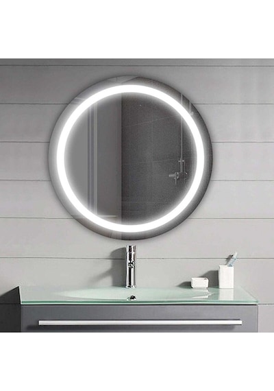 70 CM Yuvarlak Banyo Aynası Ledli Ayna-Işıklı Ayna