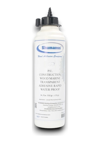 Shumanss S-274 Likit Poliüretan Deniz Tutkalı 550gr Şişe