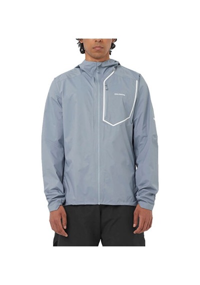 Salomon Bonattı Pro Erkek Outdoor Yağmurluk Lc2769600 Gri