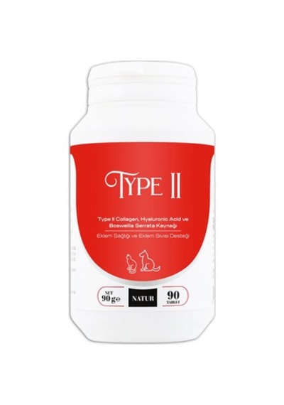 Natur Type Iı 90 Tablet - Kedi & Köpek Eklem, Kıkırdak & Kalça Destek Takviyesi