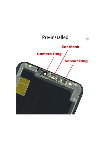 Apple iPhone Uyumlu 11 Pro Max A Kalite Ön Lcd Ekran Dokunmatik Sıvı Bandı Kırılmaz Tamir Seti Set