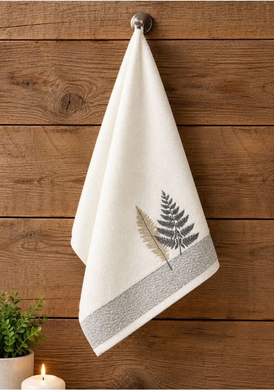 Özdilek Cotton Bliss El Ve Yüz Havlusu 2'li 50x90 Cm Krem