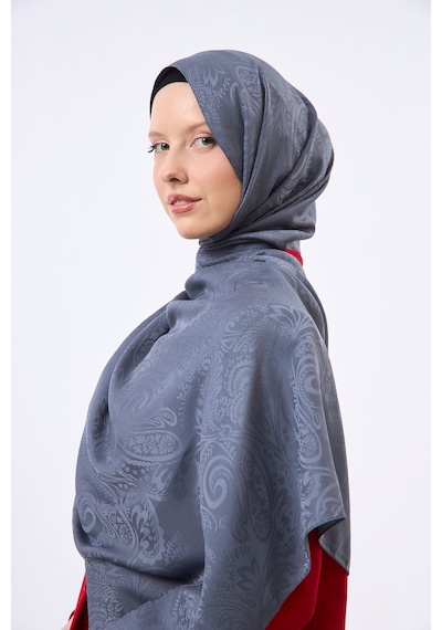 Mirsoy Scarf Velora Modern Desen Şal Antrasit
