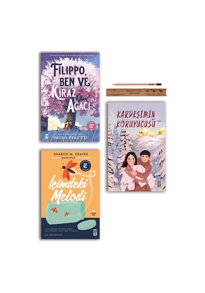 Genç Timaş Filippo Ben Ve Kiraz Ağacı - İçimdeki Melodi - Kardeşimin Koruyucusu Set 3 Kitap