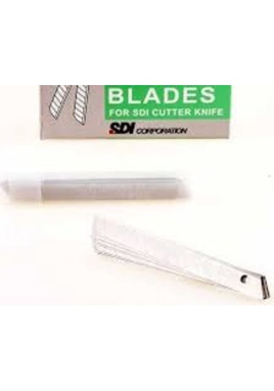 Sdı Maket Bıçağı Yedeği Sdi 10Lu Paket 9MM Dar Tip Maket Ağzı 1 Paket