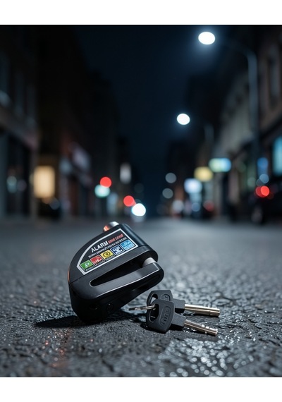 Alarmlı Disk Kilidi 6mm Pinli Uczzzmotorkilit-6