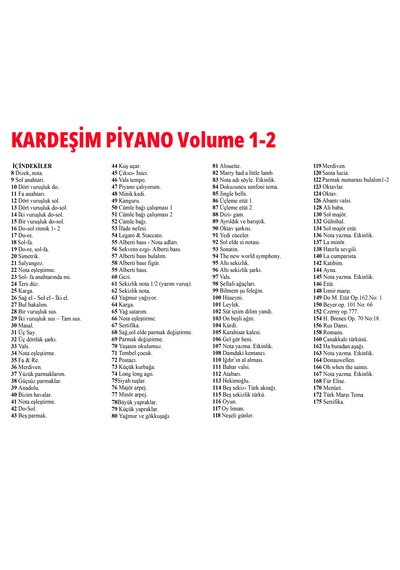 Kardeşim Piyano Set