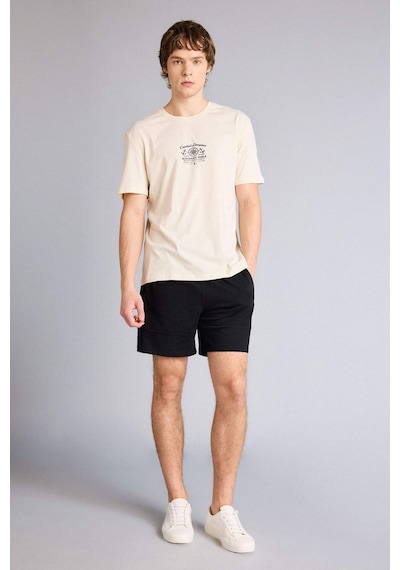 DeFacto Slim Fit Dar Kesim Dar Paça Basic Düz Şort B8674AX24SMBK81
