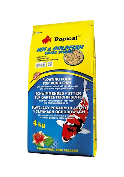 Tropical Koi Goldfish Basic Sticks 250 Gr Açık Bölme