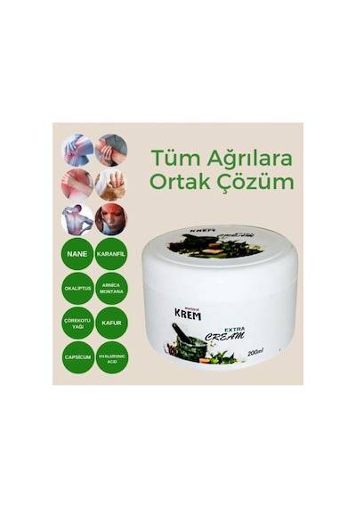 Krem Etkili Rahatlatıcı Bakım Kremi 200 Ml X 3 Adet