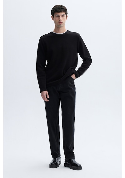Mudo Erkek Erkek Siyah Loose Fit Jean Pantolon 1264603