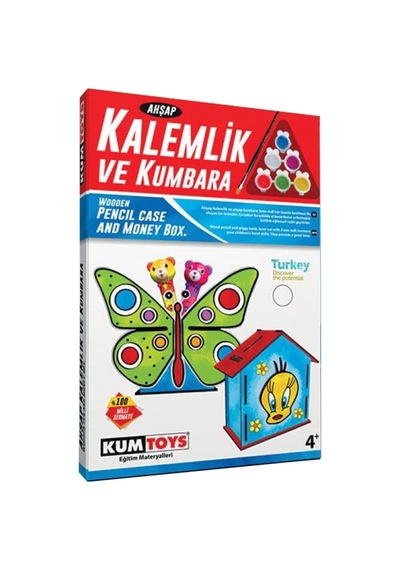 Lexroo Kalemlik Ve Kumbara Set Çok Renkli