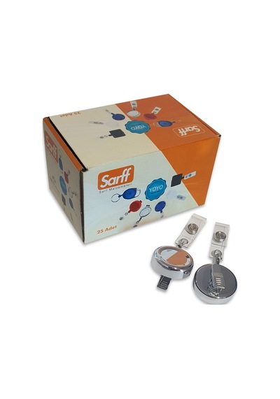 Sarff Yuvarlak Timsah Ağızlı Metal Yoyo - 25adet