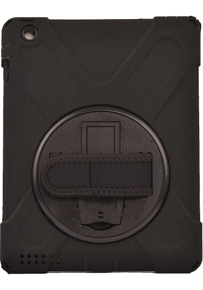 Apple Uyumlu iPad Mini 1 2 3 Kılıf Defender Askılı Zırhlı Tank Case A1432 A145 - Siyah