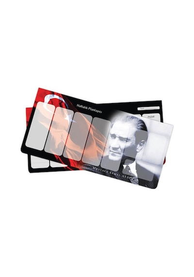 Keskin Color Planner Haftalık Blok-Atatürk 12X26 830133-99