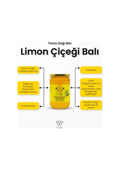 Toros Dağı Bal Limon Çiçeği Balı 860 G