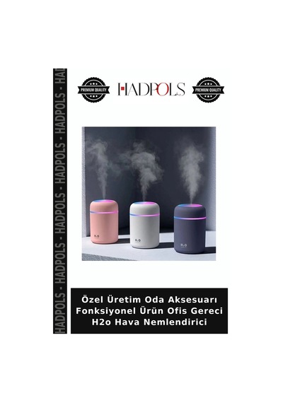 Özel Üretim Oda Aksesuarı Fonksiyonel Ürün Ofis Gereci H2o Hava Nemlendirici