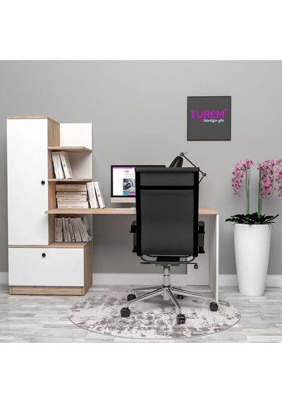 Cherry Çalışma Masası Mdf Beyaz Cherry Çalışma Masası Mdf Beyaz