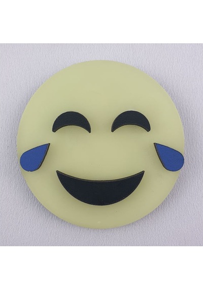 Emoji , Fosforlu Emojiler ( Karanlıkta Parlar ) Duvar Süsü 6,5 Cm (395842168)