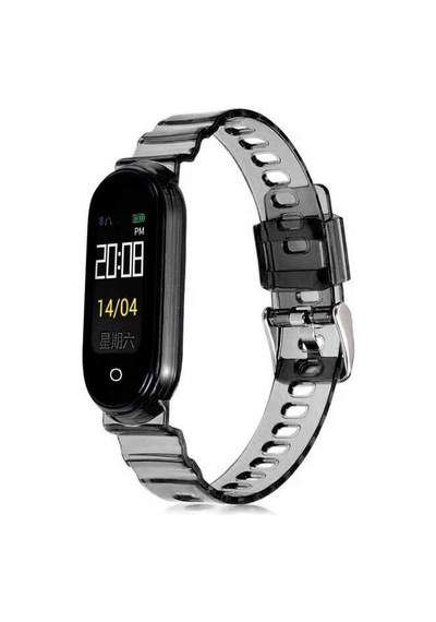 Lexroo Xiaomi Mi Band 6 Krd-27 Silikon Kordon - Siyah